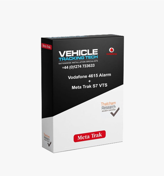 Vodafone A4615 Thatcham Approved Category 2>1 Alarm system + Meta Trak S7 VTS suitable for Cars and Vans