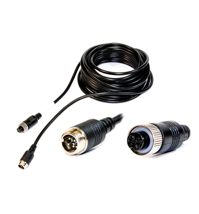 InCarTec |  4 PIN male to female camera extension cable (5 Metres) ( CVC-CB-02-05 )