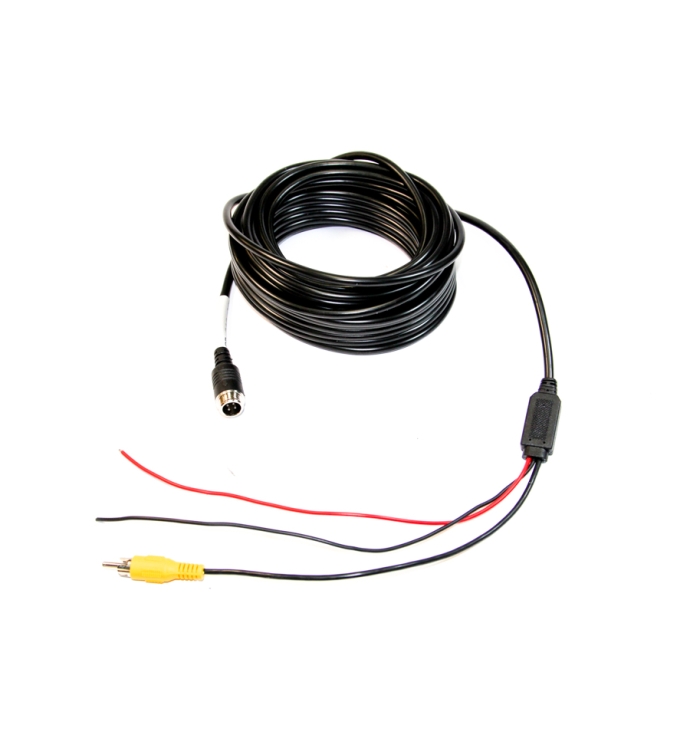 InCarTec | 4 PIN male to RCA phono cable camera cable 10m conversion ( CVC-CB-04-10 )