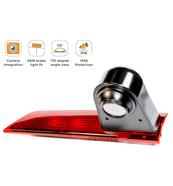 InCarTec | Ford Transit Custom (2016 Onwards) reverse view high level brake light camera (LED BULB) ( CVC-FOR-03 )