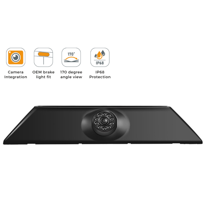 InCarTec | Iveco Daily (2011-2014) reverse view high level brake light camera (NTSC) ( CVC-IVE-01 )