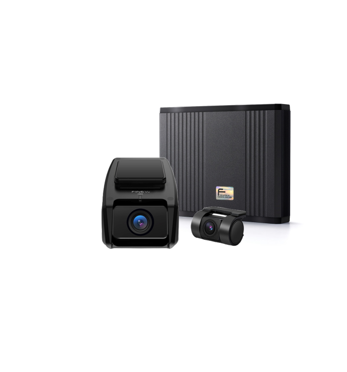 FineVu | GX1600 Front & Rear Hardwire with FinePower 250 Battery