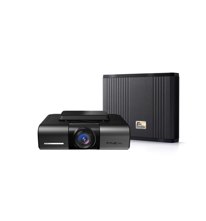 FineVu | GX400 Front Only 32Gb Hardwire with FinePower 250 Batter