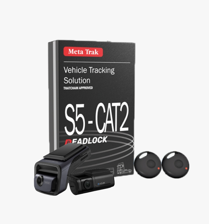Meta Trak S5 CAT-2 Deadlock and Thinkware Dash Cam U3000 Front & Rear