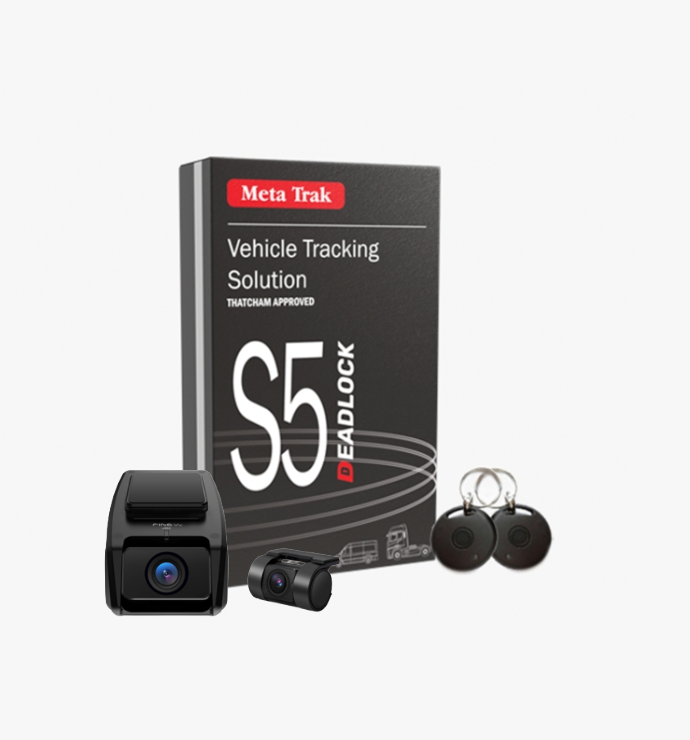 Meta Trak S5 Deadlock and FineVu GX1600 Front & Rear Hardwire