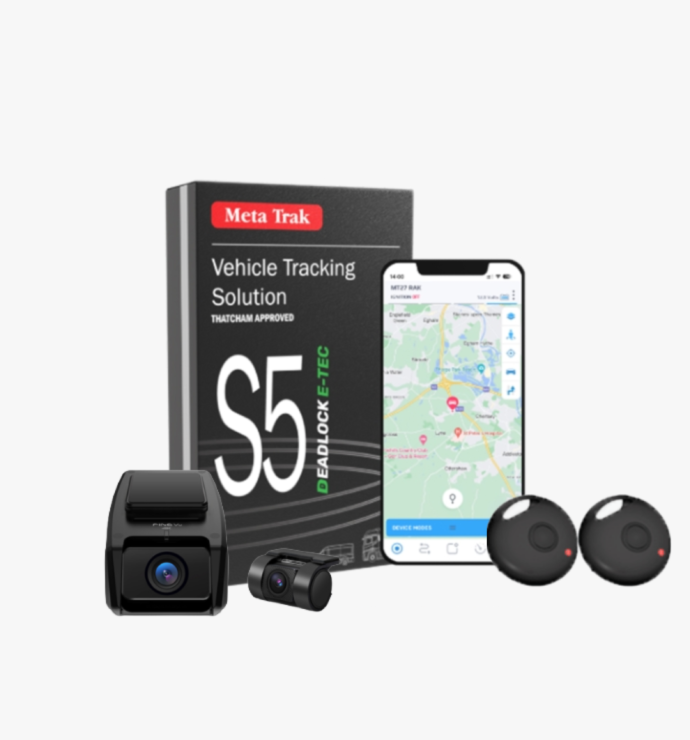 Meta Trak S5 Deadlock E-TEC and FineVu GX1600 Front & Rear Hardwire