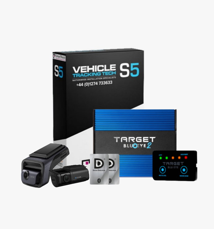 Smartrack S5, Thinkware Dash Cam U3000 Front & Rear and Target Blu Eye 2 (LCD Version)