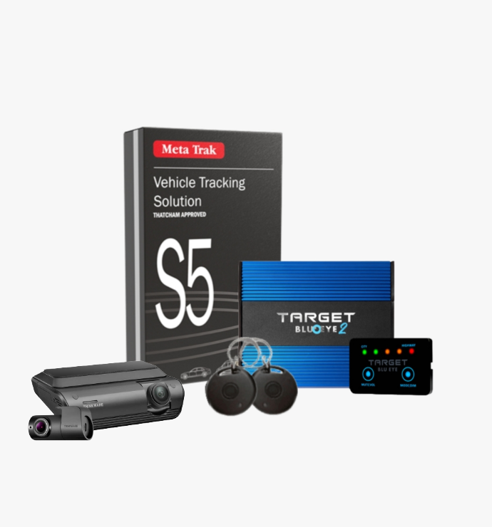 Meta Trak S5 VTS, Thinkware ARC700 2 CH Hardwire and Target Blu Eye 2 (LCD Version)