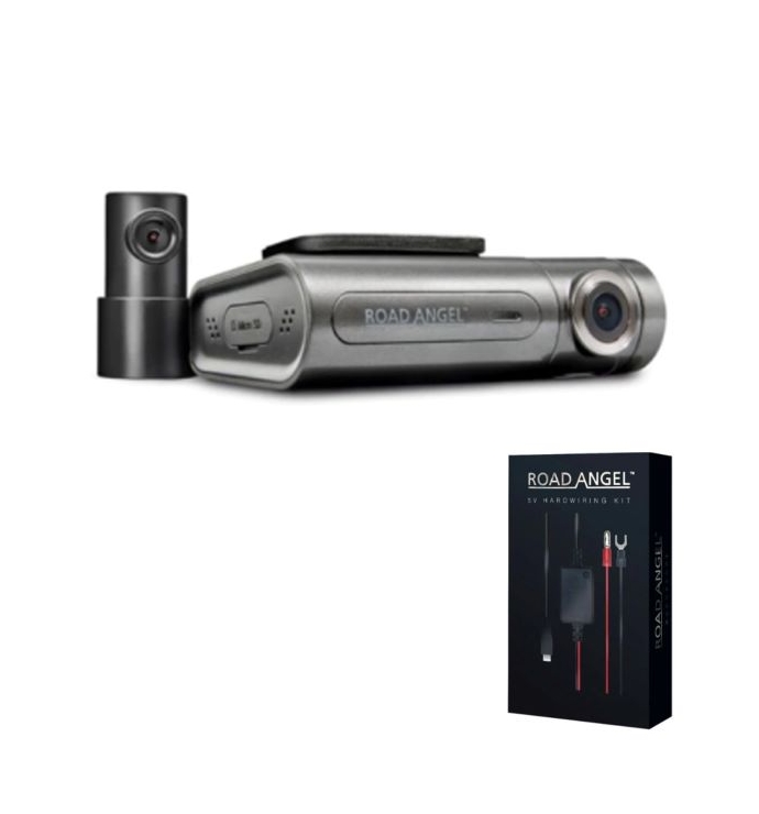 Road Angel | Halo Pro Front and Rear Dash Cam With Hardwire Kit Included