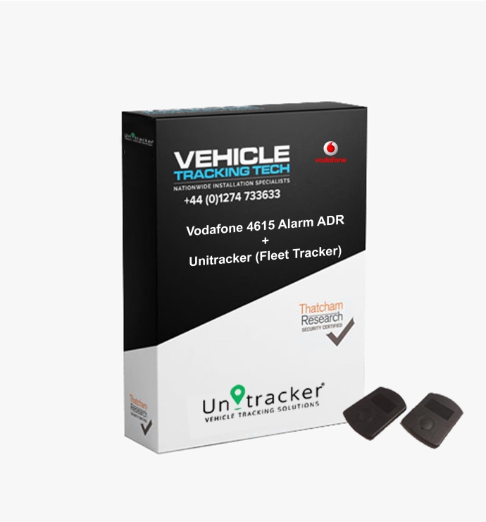 Vodafone A4615 ADR Thatcham Approved Category 2>1 Alarm system + UNITRACKER Fleet Tracker suitable for Cars and Vans 