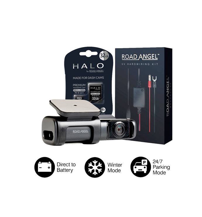 Road Angel | Halo Ultra 4K Dash Cam Deluxe Package
